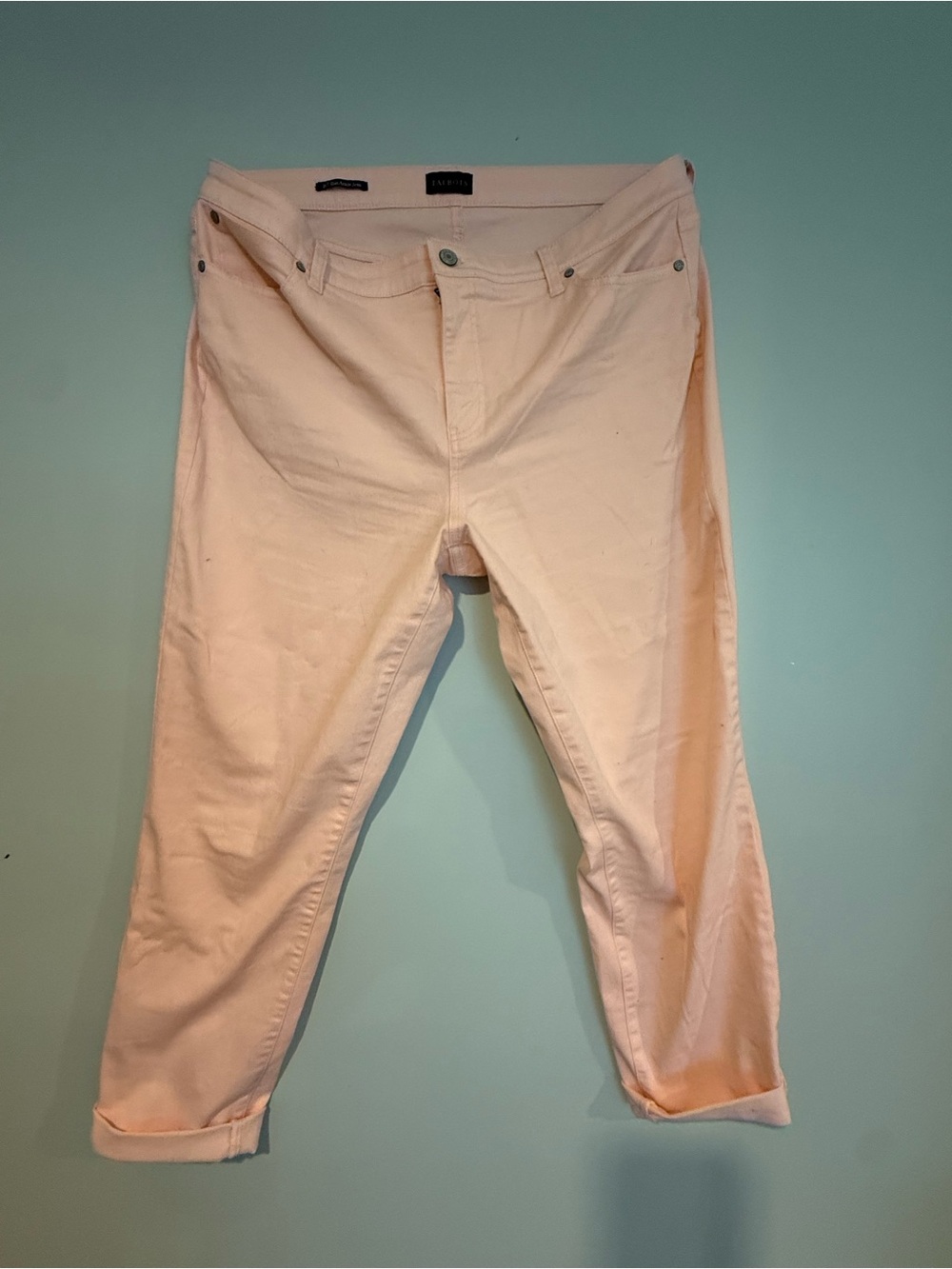 Talbots Light Blush Boyfriend Jeans
